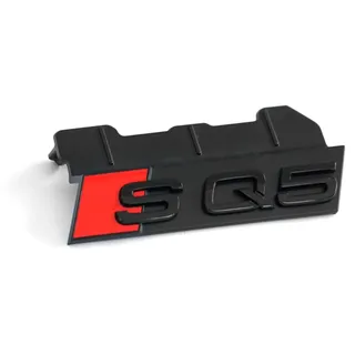 Audi SQ5 Schriftzug Emblem, Logo Schwarz Front Kühlergrill