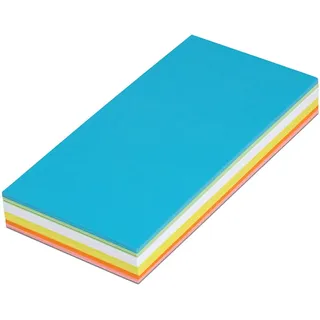 Maul Moderationskarten Rechteck 95x205mm sortiert VE=120 stück