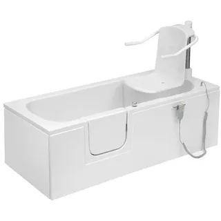 hak Handelsagentur Koch Badewanne mit Tür/Seniorenbadewanne 169,5x70cm Ausführung Links
