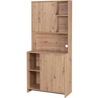 Hti-Living Küchenschrank Malin Artisaneiche BRAUN