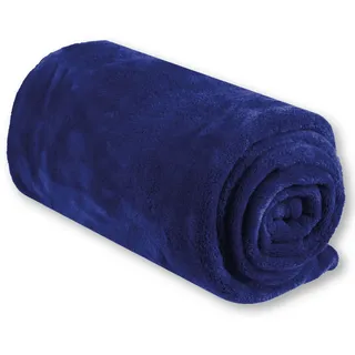 BestLivings Babydecke Mikrofaser Bestlivings blau - mittelblau 60x80 cm