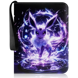 Sammelkarten Album, 50 Seiten 400 Karten Kapazität, Sammelalbum für Pokemon Karten, Geschenk Für Jungen Mädchen Sammler (A)