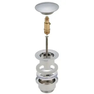 Megabad Classic 100 Ablaufgarnitur Push-Open rund MB935260C, Montagezubehör, chrom