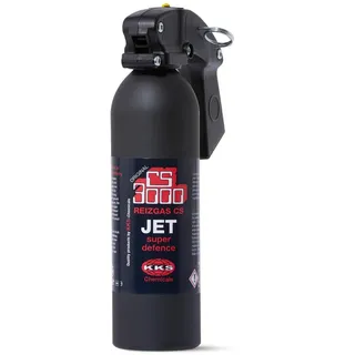 CS 3000 Reizgas Verteidigungsspray KO-Spray zur Selbstverteidigung CS Gas/Spray Abwehrspray gegen Personen zugelassen Personenabwehrspray Tränengasspray 18ml 40ml 50ml 400ml (400ml, 1)