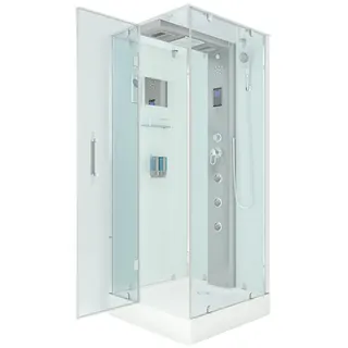 AcquaVapore AquaVapore Dampfdusche Duschtempel Sauna Dusche Duschkabine D38-20L2 100x100 cm