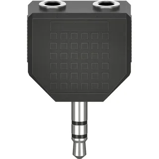 Hama Audio-Adapter 3,5-mm-Klinken-Stecker / 2 x 3,5-mm-Klinken-Kupp. 0,04m (00205191)