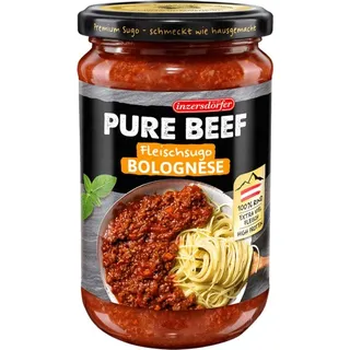 Inzersdorfer Pure Beef Sugo Bolognese, mit Rindfleisch, aus Österreich 400g