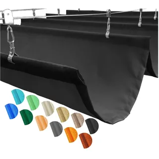 LXBAMKEA Sonnensegel, Einziehbares Wellen-Sonnensegel, Sonnenschutz Wasserdicht Pergola Ersatz Schattenabdeckung, Außenbereich Terrasse Veranda Garage Hinterhof Terrassenmarkise