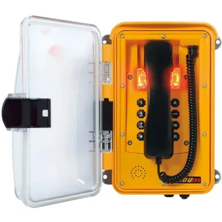 fhf Funke+Huster Telefon wetterfest, gelb InduTel-LED, 11264506