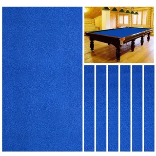 FUYAO Billardtisch Filz, Billardtuch 7ft/8ft/9ft - Snooker Tischdecke Filz, Innensportspiel Tischdecke - 3 Farben (blau, rot, grün) - enthält 6 Seitenstreifen