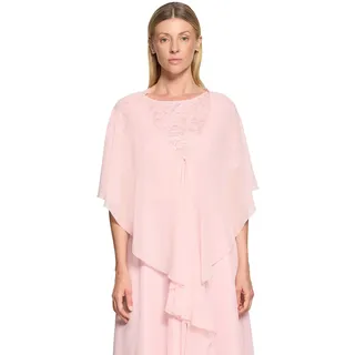 Vera Mont Chiffonstola mit Volant", in Foggy rose), | Gr.: S