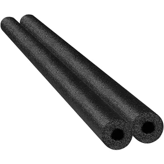 PithCogent Poolnudeln, 2er-Pack Schwarze Poolnudeln mit Loch, Schwimmhilfe aus hochdichtem Schwamm für Schwimmübungen und Wasserspaß
