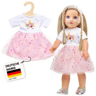 Heless Puppen-Kleid Einhorn Hannah, Gr. 35-45 cm