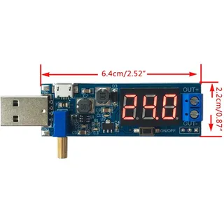 FXCO DC-DC 5V auf 1,2V-24V USB Step Up/Einstellbarer Konverter Down Power Supply Module