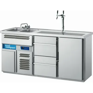 Cool Compact Getränketheke GTM722L(R)81 - 2 Becken