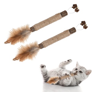 Katzenminze Sticks,Katze Kauspielzeug,Katzensticks Zur Zahnreinigung,Kausticks für Katzen,Katzenminze Sticks Bio,Katzen Zahnpflege Spielzeug,Cat Chewing Toy,Kausticks Set,Katzen Sticks,2 PCS