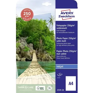 Avery Zweckform Fotopapier DIN A4 250g