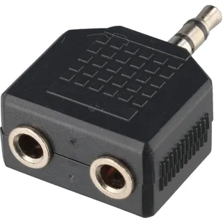 goobay Audioadapter 3,5mm-Klinken stereo / 2x 3,5mm-Klinken-Buchse (11104)