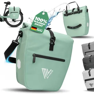 MIVELO 2in1 Fahrradtasche Gepäckträgertasche 20 l mint/grün