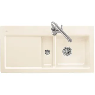 Villeroy und Boch Subway 60 Einbauspüle 671200KR 1000x510mm, crema CeramicPlus