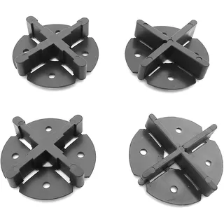 Fugenkreuze mit Teller Fliesenkreuze Terrassenplatten Plattenteller-Fugenbreite 3/4/5/6 mm Fugenkreuz mit Bodenplatte (100 Stk., 6 mm)