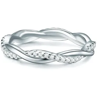 Trilani Ring Silberring Zirkonia Silber Gr. 51