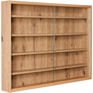 Interlink Sammlervitrine 80 x 60 x 9,5 cm Braun