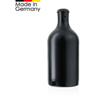 Tonkrug 0,5 l Schwarz-Matt Bügelverschluss-Mündung