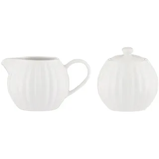 Price & Kensington Milch und Zucker Set Luxe, weiß