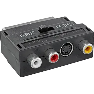 Schwaiger Audio/Video Adapter mit Umschalter