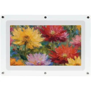 Canvia Kinetic Digital Art Frame - Smart Bilderrahmen zum Abspielen von Full HD Video, Foto oder Bildern auf Loop - Acrylrahmen, 4GB Speicher mit Akku - 17.8 cm 1500mAh Akku