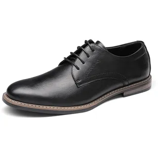 Bruno Marc Herren Anzugschuhe Klassischer Business Schnürhalbschuhe Derby Oxfords Hochzeit Schuhe,Size 44,Schwarz,SBOX2215M-E - 44 EU
