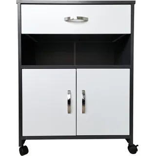 Hti-Living Küchenschrank Blanca 60 x 40 x 80 cm Grau Weiß