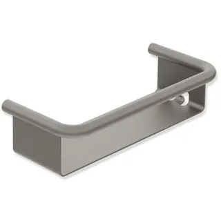 Hewi Serie 480 Duschkorb 480.03.00160SC mit Haken, pulverbeschichtet dunkelgrau perlglimmer tiefmatt