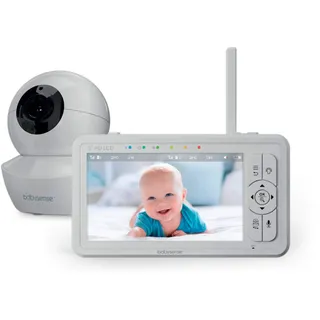Babysense HDS2 Babyphone mit Kamera, 5 Zoll 720P HD, Ohne WLAN, Nachtlicht, Wiegenlieder, 300m Reichweite, Zwei-Wege-Audio, ECO Modus, 4X Zoom, 4000mAh Akku
