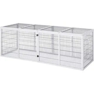 dehner lieblinge Dehner Freilaufgehege Monumento, ca. B200/H70/T70 cm, weiß