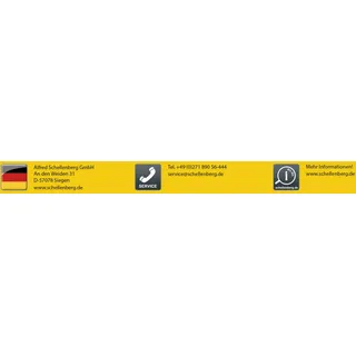Schellenberg PVC-Winkelendleiste Maxi Rollladen 1,50 m grau