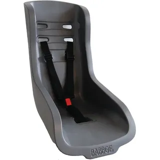 neuveden Babboe Kleinkindersitz anthrazit, inkl. Gurte + Montagematerial - Grau