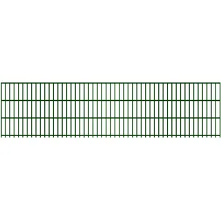 FA-Bausysteme Doppelstabmattenzaun 250 x 63 cm Moos