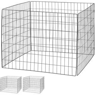 Relaxdays Komposter Metall, 3er Set, schwarz