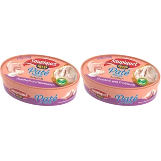 Saupiquet Rio Mare Thunfisch Brotaufstrich Thunfisch & Knoblauch, Cremiger Aufstrich für Brote, Wiederverschließbare Dose, Voller Thunfisch Genuss, 115g (Packung mit 2)
