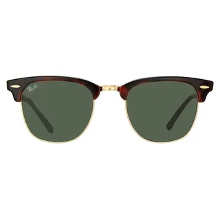 Ray-Ban Clubmaster Classic RB3016 W0366 51-21 gloss tortoise/green