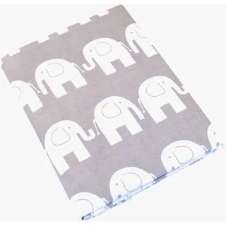 Kaxholmen Bettwäsche Babybett Elefant 65x80, Grau