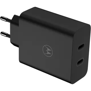 Motorola TurboPower 125W Duo Charger Universal Schwarz GaN