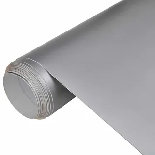 vidaXL Autofolie Matt Silber 100 x 150 cm