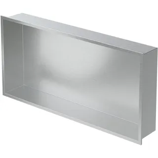 luxebath Wandnische Edelstahl 60x30x10 cm Silber Duschnische Rahmen