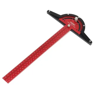 Rosvola 300mm Winkelpositionierung T-Quadrat Lineal, sperren Kantenlineal für die Holzbearbeitung