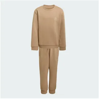 adidas Originals Trainingsanzug CREW SET LK ANZUG (1-tlg) beige 7-8Y