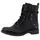 Winterstiefelette MUSTANG SHOES Elfi Damen Gr 36 schwarz Lederimitat Schuhe Winterstiefelette Winterstiefel mit Reißverschluss und markanter Schnürung