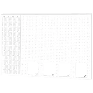 RNK Verlag Schreibtischunterlage Papier Notiz-Schreibtischunterlage / Größe: 60x42cm / dotted / 30 Blat